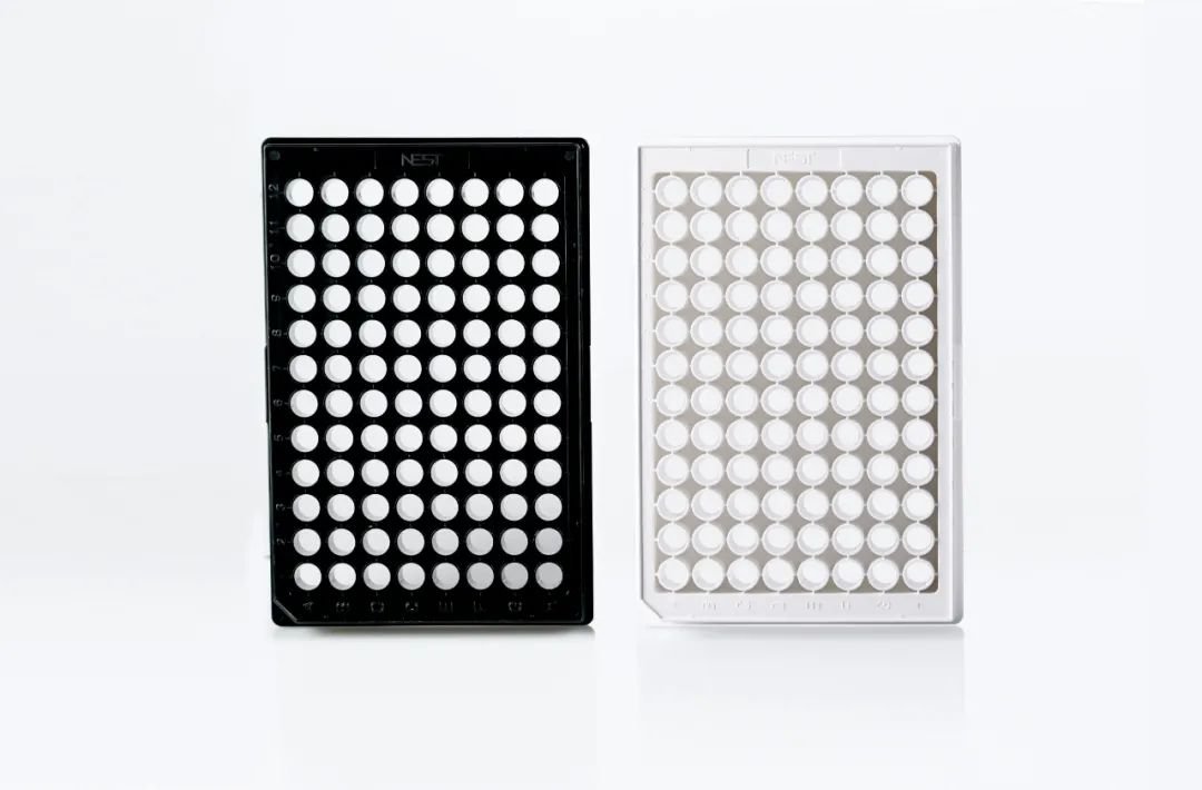 NESTBiotechnol1's tweet image. 🙌👀NEST Black &amp;amp; White Transparent-Bottom Cell Culture Plates Are Here!✨🚀
 The well walls are made of light-blocking PS material, preventing cross-well interference seen in fully transparent plates and allowing microscopic observation.
#Biotechnology