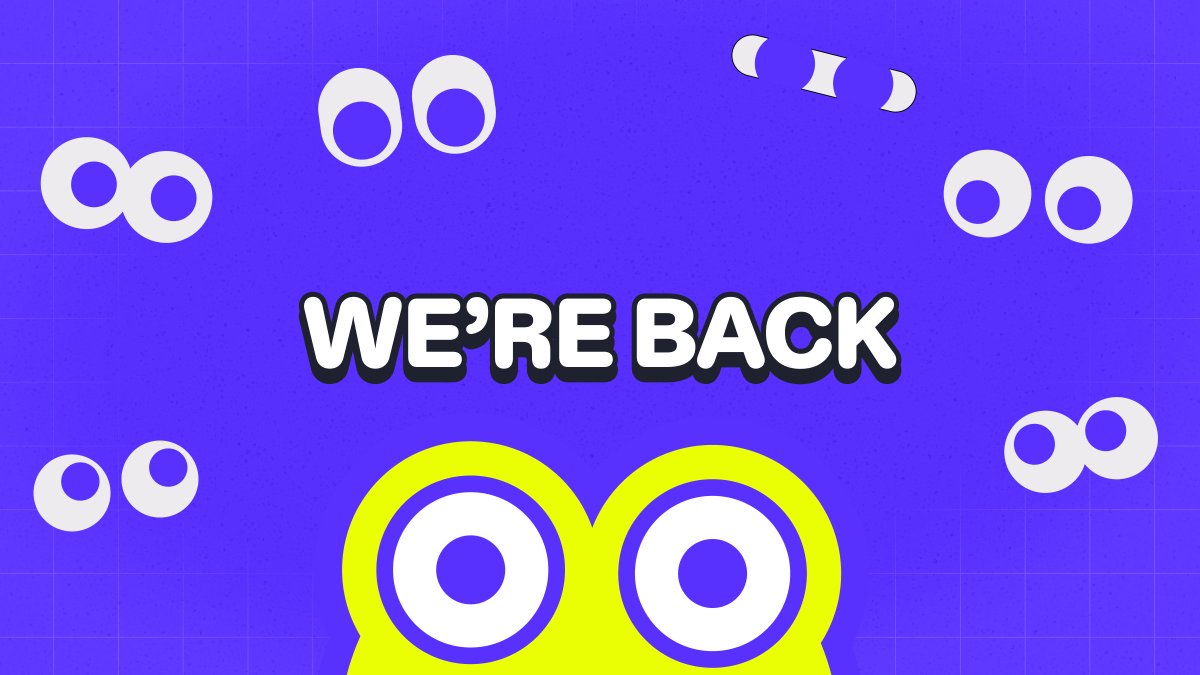 we got hacked, lost our account…&amp; just kept building.

STIX is live at stix.lol

presenting the guddest meme creation tek on the blockchain.

ca: 0xFD1013c72CBB0FFB920D347C5836bF88965D0D5e