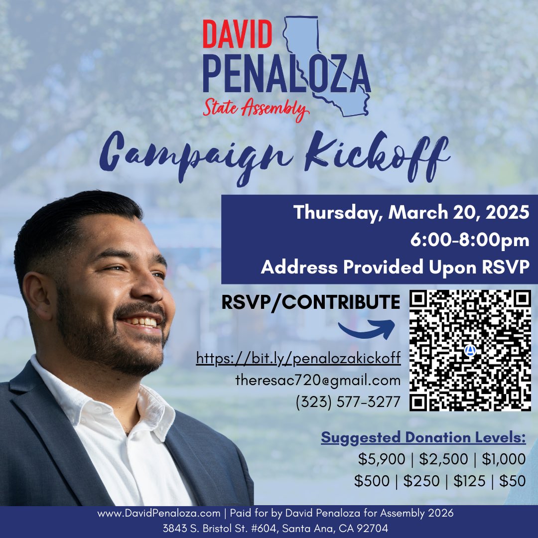 votekimnguyen's tweet photo. Join us as we kickoff Penaloza for #AD68! Councilbaby Penaloza endorsed and just RSVPD’d !! Make sure to do the same, you may get lucky and catch Councilbaby Penaloza !
https://t.co/HjfaU5tJZC
Will I be there ? Or will I be in labor? 😂 https://t.co/Y1VBdERIUU
