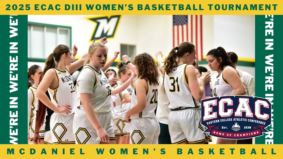 McDaniel College Athletics (@mcdanielsports) on Twitter photo After posting its highest win total since 2015-16, <a href="/McDaniel_WBB/">McDaniel Women’s Basketball</a> has earned the top-seed in pod 1 of the 2025 <a href="/ECACSports/">ECAC Sports</a> Division III Women's Basketball Championship.
INFO: bit.ly/4buPutV
#GetOnTheHill #d3hoops After posting its highest win total since 2015-16, <a href="/McDaniel_WBB/">McDaniel Women’s Basketball</a> has earned the top-seed in pod 1 of the 2025 <a href="/ECACSports/">ECAC Sports</a> Division III Women's Basketball Championship.
INFO: bit.ly/4buPutV
#GetOnTheHill #d3hoops