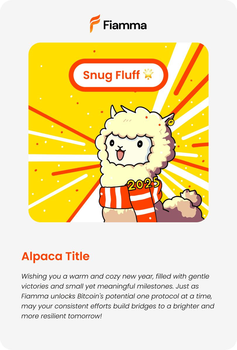 163_mail's tweet photo. Here's my Alpaca Flashback for 2024! So thrilled to be one of the first members of the Fiamma Alpaca Family. Can't wait to see what 2025 has in store! 🦙🔥 Join the Alpaca Family and grab your poster now👇 #FiammaFluff2024 🦙🔥
https://t.co/Qva1EcDKRv https://t.co/CK3rIM3HjR