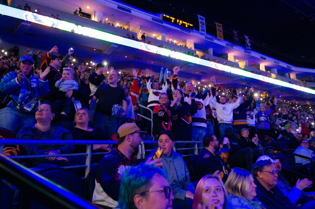 atlgladiators's tweet photo. Thank you to all the fans that came out for Thrashers Weekend! Over 16,500 fans packed the house to welcome back Blueland🏟️🏒
#IgniteTheFury🔥 #ThrashersWeekend https://t.co/NtEgzLyaRf