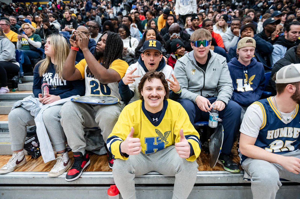 Thank you to our family, friends, alumni, and supporters for cheering us on in the Hawks Nest and bringing the energy all season long! Your passion and support fuel us every game and we are grateful for each and every one of you! 🦅💙💛#WeStaySoaring #RollHawks #NOTDONE