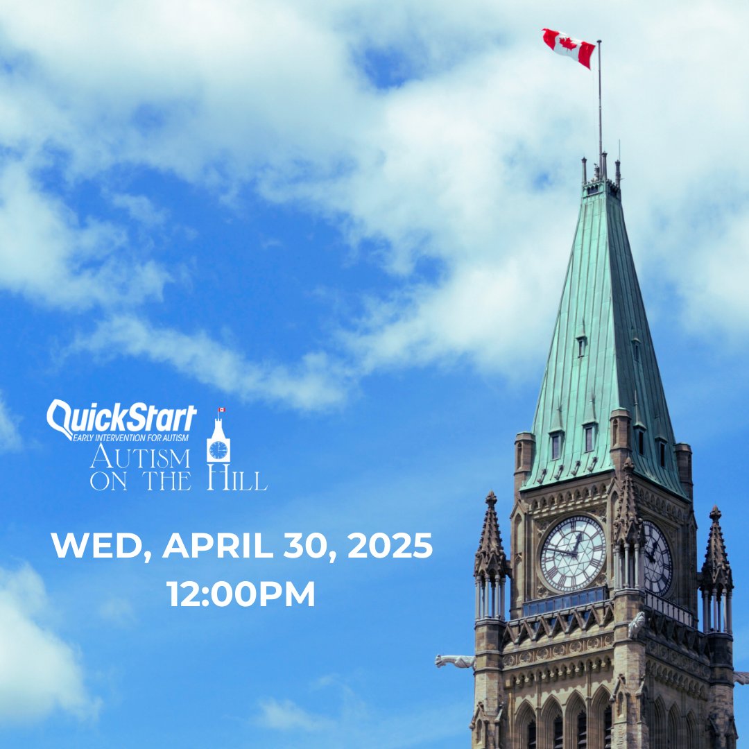 #AutismontheHill is happening on April 30, 2025! Join us on Parliament Hill!

📍 Meet near the Centennial Flame at 12:00 PM
 🎤 Event Begins: At 12:15 PM, we’ll kick things off with Autistic speakers and the Hon. Mike Lake will join us.

autismonthehill.ca