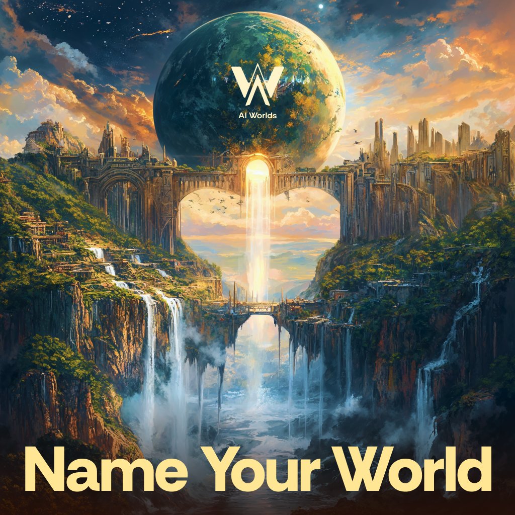 AIWORLDSGAMES's tweet photo. Naming your World is no small feat 🪄

A name can spark curiosity, inspire legends, or strike fear into those who hear it. Would your World be a hidden paradise? A brutal wasteland? A kingdom of eternal night?

Think about your World's name, keep it short and sweet. 🌎 https://t.co/JtEn7d22Mq