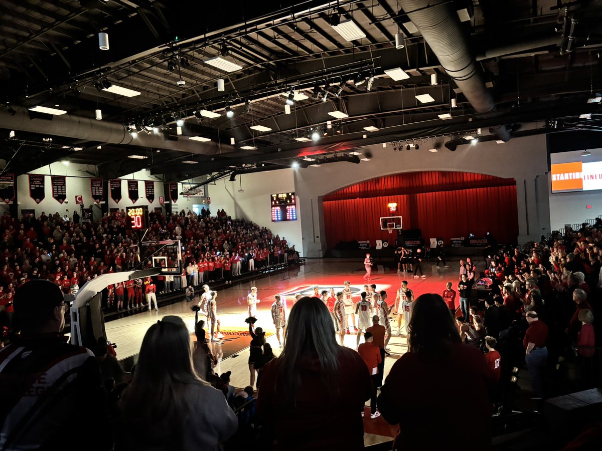 NAIA Hoops Report (@naiahoopsreport) on Twitter photo Pretty BIG time atmosphere at <a href="/GraceLancers/">Grace Athletics</a> for the Crossroads League Championship tonight! <a href="/GraceBasketball/">Grace Basketball</a> Pretty BIG time atmosphere at <a href="/GraceLancers/">Grace Athletics</a> for the Crossroads League Championship tonight! <a href="/GraceBasketball/">Grace Basketball</a>