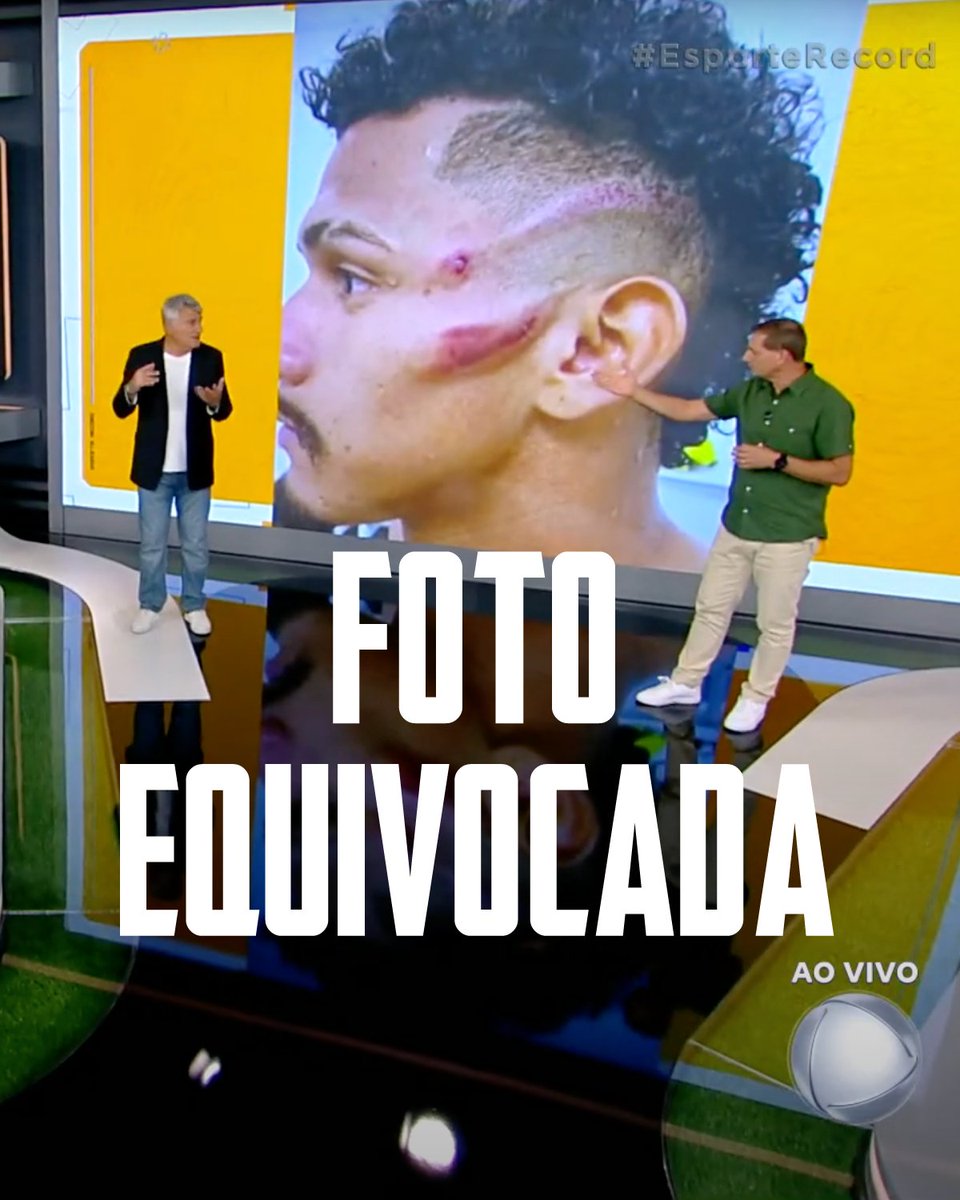 Gremio's tweet image. Em nome da correção e do respeito aos seus torcedores, que merecem ser informados apenas com a verdade, o Grêmio esclarece que a foto utilizada pelo programa Esporte Record, da TV Record, para ilustrar supostas consequências do lance que resultou no gol do Gustavo Martins, diante…
