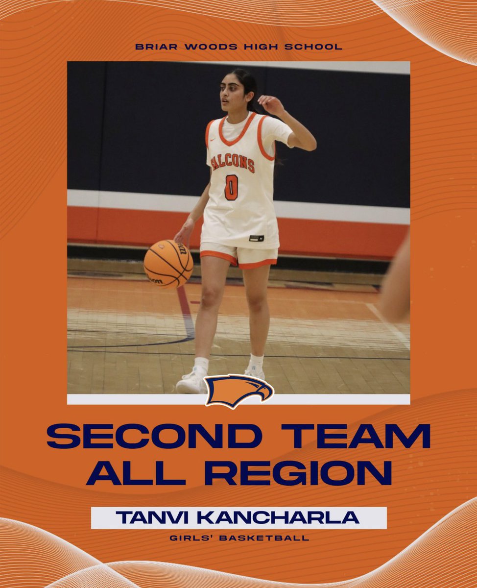 The Falcons placed three players on the All Region Team. Congratulations to Bri, Tanvi and Sadie on your selections. go Falcons.