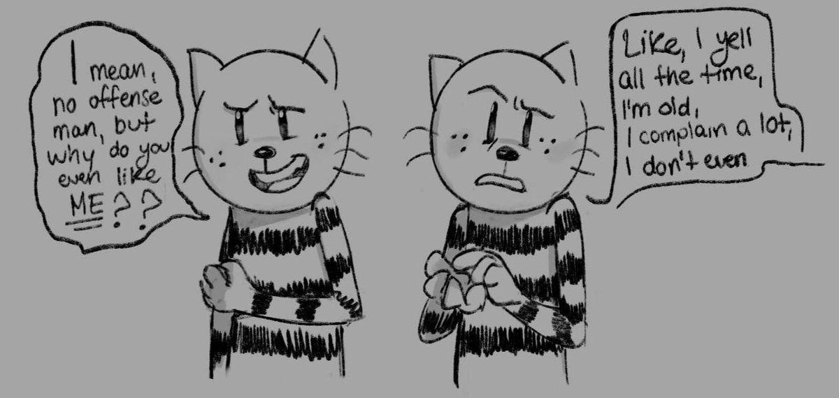 Imparrrr's tweet image. Little thing I worked on while not paying attention to my programming class 
#detey #dogman #Peteythecat 
(2/7)