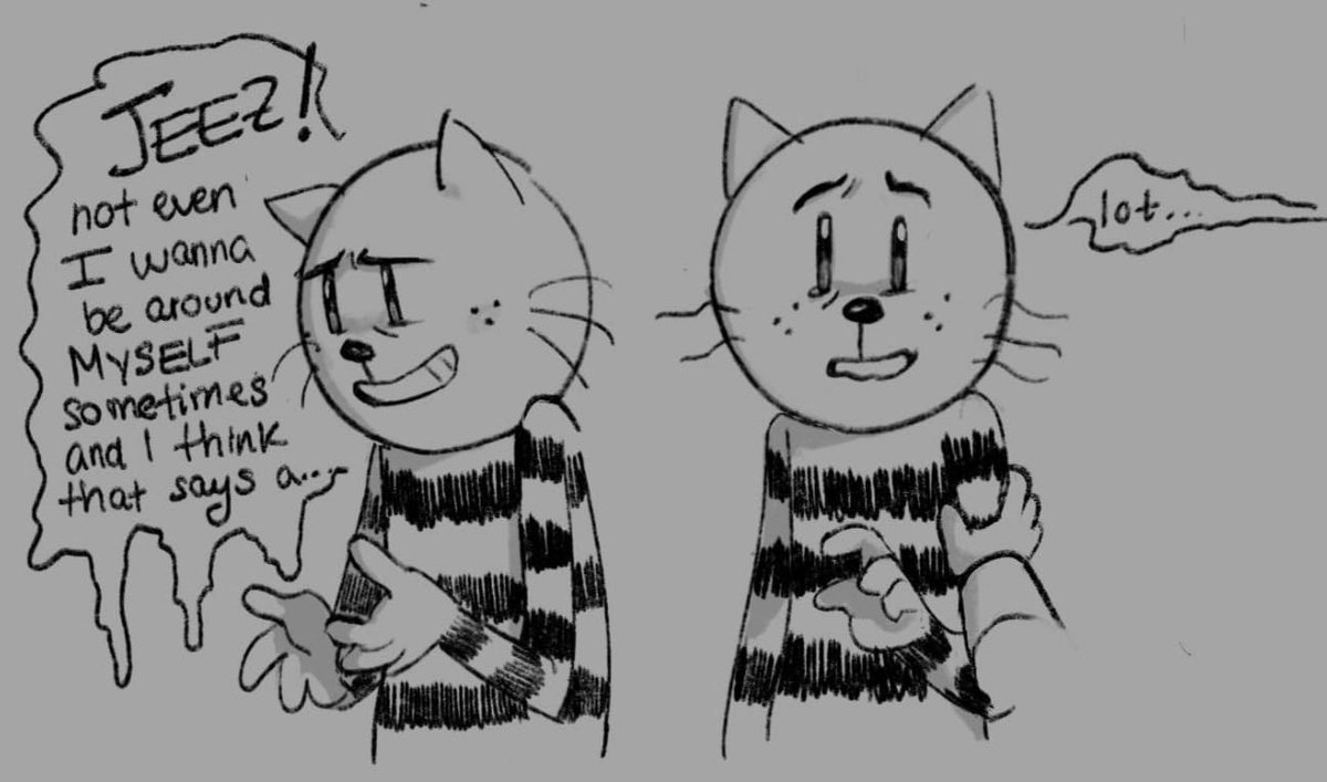 Imparrrr's tweet image. Little thing I worked on while not paying attention to my programming class 
#detey #dogman #Peteythecat 
(2/7)