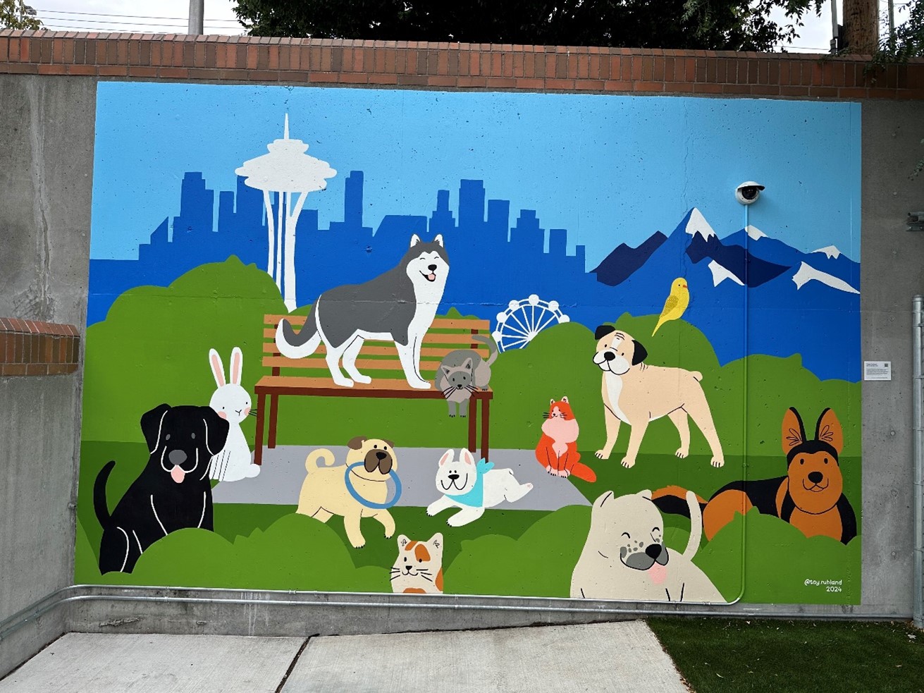 Mayor of Seattle post about Taylor's mural work