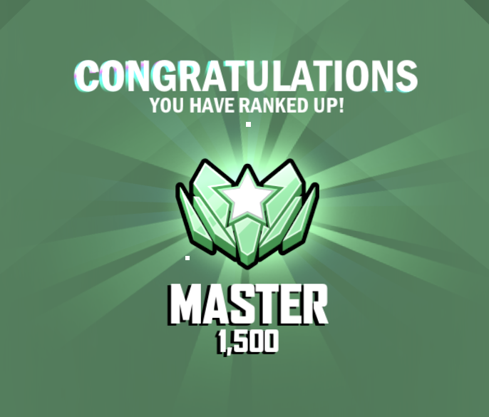 HelioSmash's tweet photo. We did it fellas, hit master :3 Time to go beat up my locals https://t.co/sC0pm5DLex