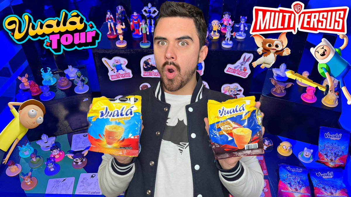 DiegoLopz1's tweet photo. NUEVO VUALA VIDEOOO *Vuala Tour*
👇🏻Click y ve las nuevas figuras en el evento
https://t.co/rzv0SHbXK8
#multiversus #WBPartner #SixFlagsMéxico #vualatour #esmuydevualá #EMDV #VualáTour #multiversusgame #vuala #vualasorpresa #diegoloppz #sixflagsmexico #vualatour2025 https://t.co/9DfhO1VteN