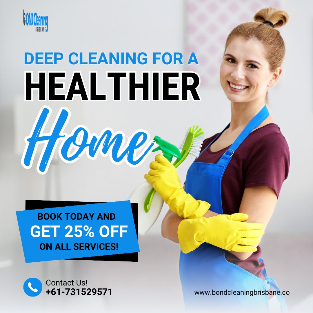 Deep Cleaning for a Healthier Home! 🧼✨

Revitalize your home with our expert house deep cleaning services in Brisbane!

✅ Remove dust, germs &amp; hidden dirt
✅ Healthier, fresher living space
🏡 Book now &amp; Save 25%!

#DeepCleaning #HouseCleaning #BrisbaneCleaning #HealthyHome