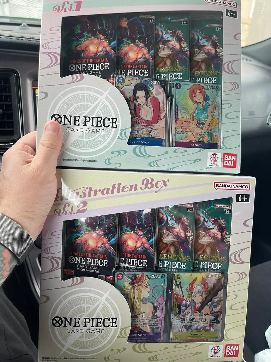 One Piece Card Game Illustration Box Vol.1 & Vol.2 are beginning to show up  in store this week. These appear to be Target exclusive boxes until we see  otherwise. There may be