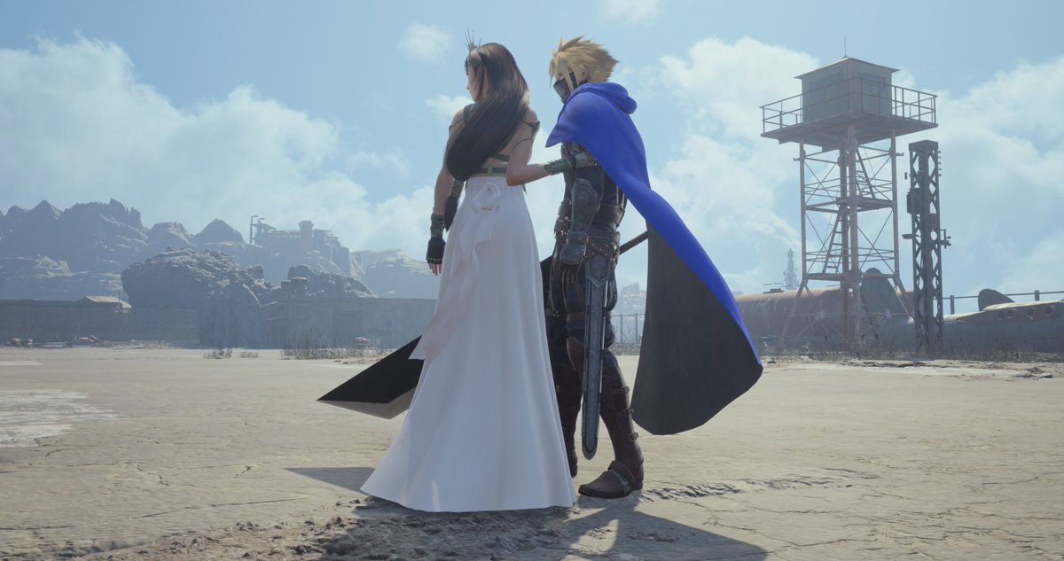 CloudxTifaSS's tweet photo. 😊 
#Cloti #クラティ #FF7Rmods #FF7R https://t.co/0CawIU9RTD