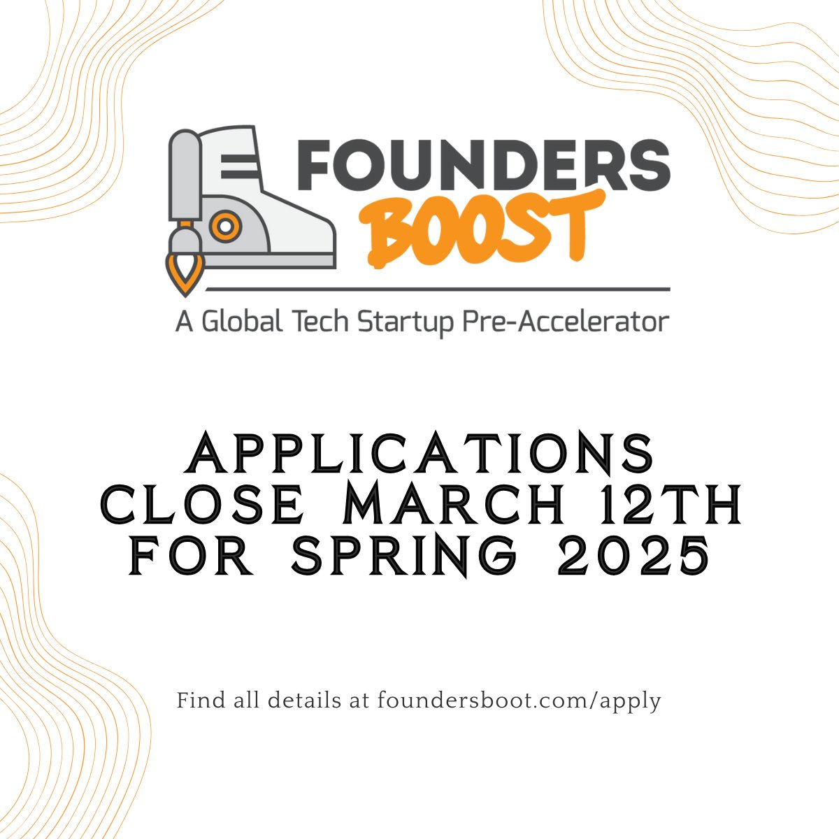 Get free mentorship by experts and exposure to investors. Less than ten days left to apply! foundersboost.com/apply

This is perfect for pre-seed founders In:

- Souther California B2B in Glendale
- Los Angeles*
- Toronto*
- Vancouver*
- Africa*
- Italy*

*Generalist accelerators