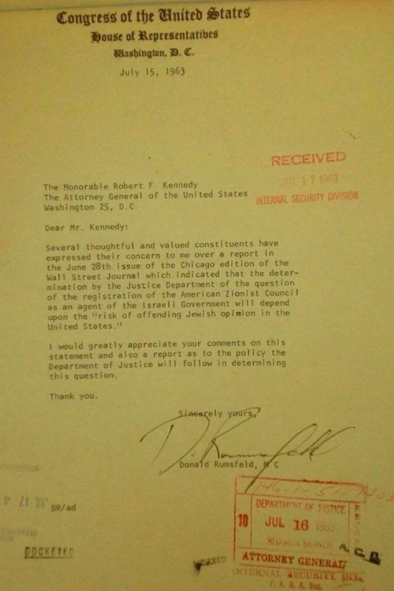 President John F. Kennedy and US Attorney General Bobby Kennedy forced the American Zionist Counsel to register as a foreign agent, blocking them from donating to US officials. 

JFK was assassinated on November 22, 1963. 

RFK was assassinated on June 5, 1968. 

AIPAC replaced