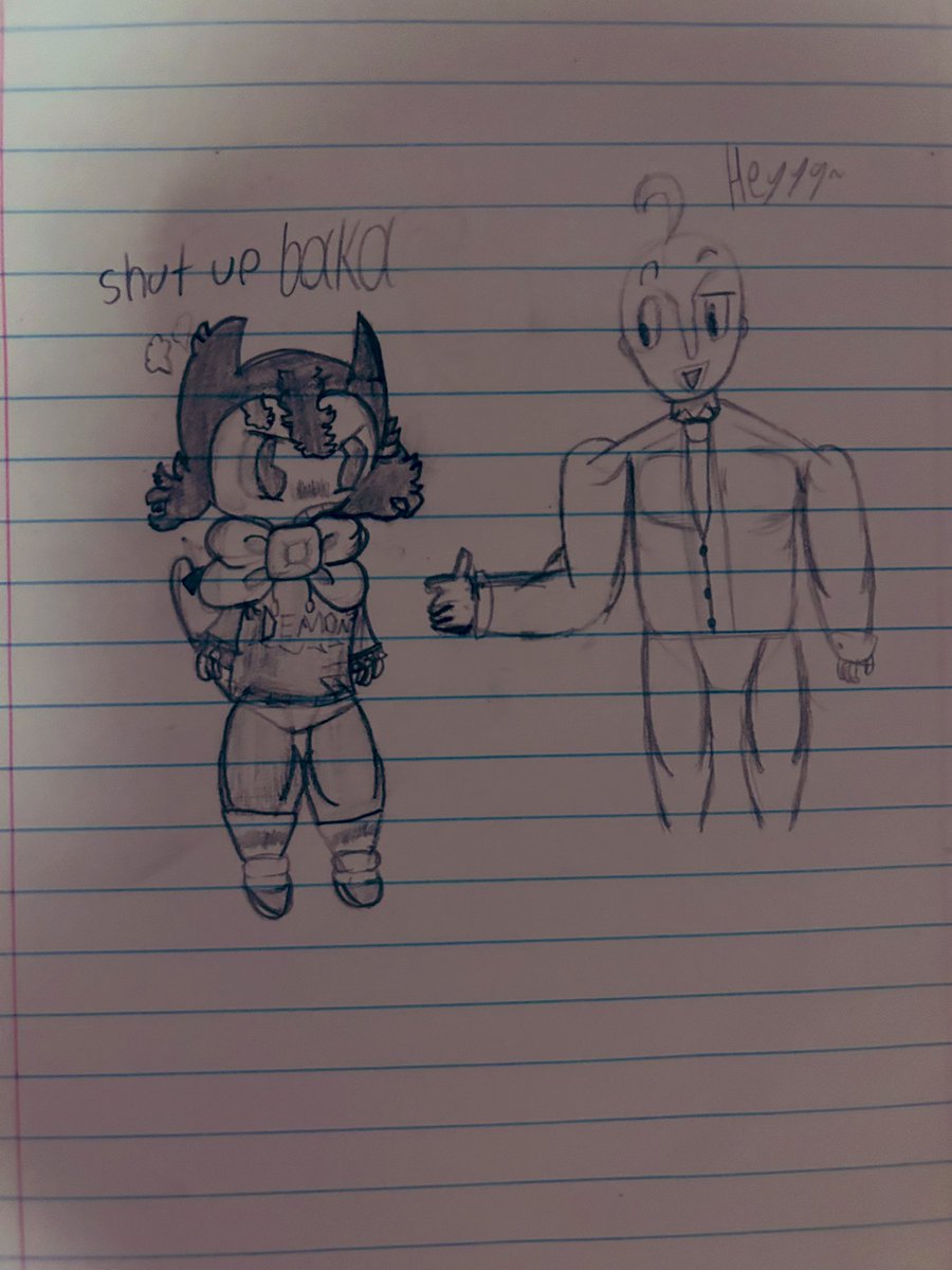I made Bendy and Baldi gay… I think LOL