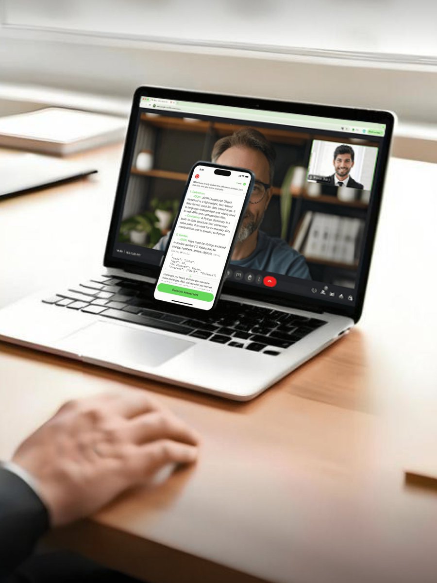 JobJump_ai's tweet image. We&apos;ve been working hard these past weeks! 🎉 JobJump is now available on iPhone and iPad—stay undercover and calmly handle screen-sharing requests in your interview. 📱💼

📢 Android version coming in a week—stay tuned! 🚀 #buildinpublic #interviewprep #AITools