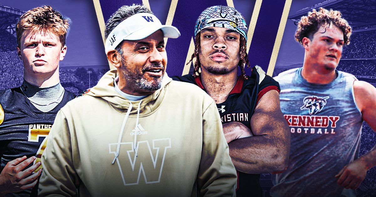 On3 Recruits (@on3recruits) on Twitter photo Washington is welcoming an impressive list of prospects to campus this weekend, including one of the nation's top QBs and multiple blue-chip flip targets🐺
More from <a href="/SWiltfong_/">Steve Wiltfong</a>: on3.com/news/washingto… Washington is welcoming an impressive list of prospects to campus this weekend, including one of the nation's top QBs and multiple blue-chip flip targets🐺
More from <a href="/SWiltfong_/">Steve Wiltfong</a>: on3.com/news/washingto…