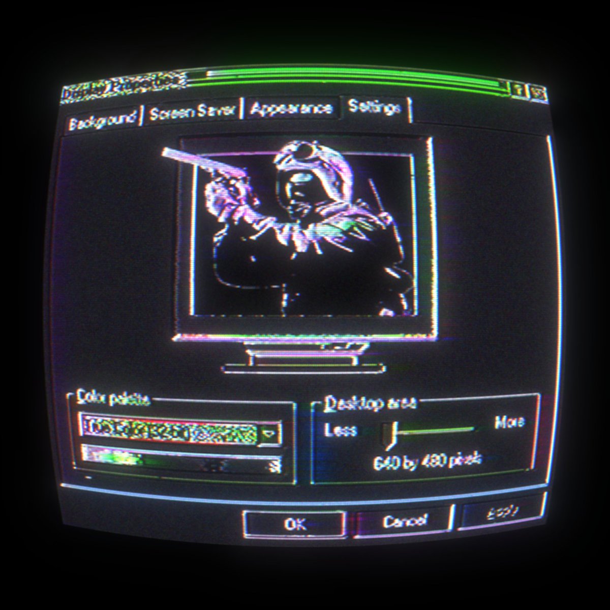 The 640x480 resolution allows you to see the unseen