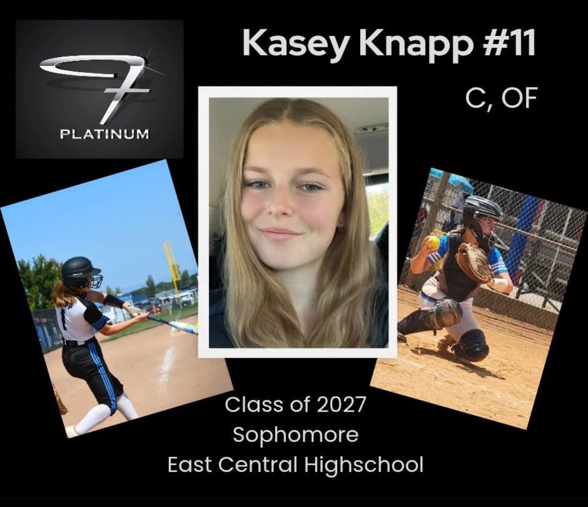 2025 Roster Announcement:
#11 Kasey Knapp
C/OF, Class of 2027