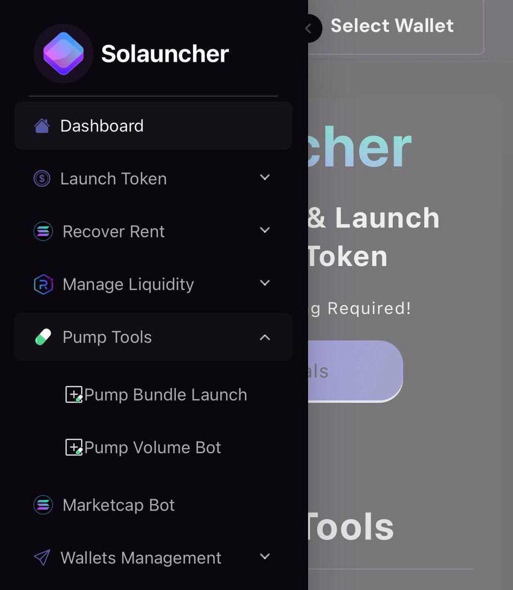 SoLauncherTool's tweet image. Exciting news for Solauncher users! We’re adding new features: 

✅ Volume Bot
✅ Pump Fun Bundle Launch 
✅ CPMM Pool Support 
✅ Liquidity Bundle
✅ Close Accounts/ Recover Rent

Boost your Sol meme projects with ease. Stay tuned for updates!