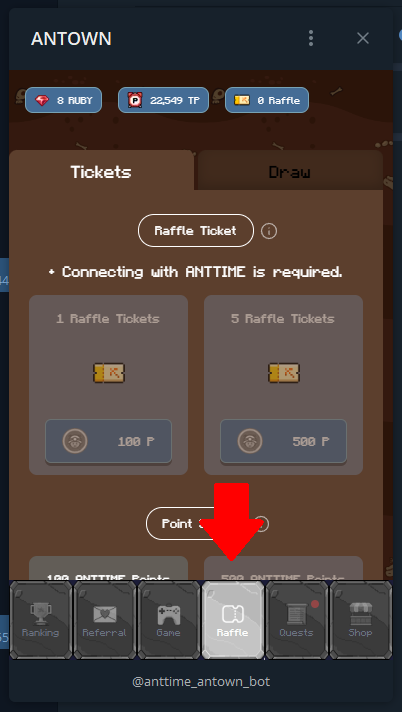 ANTTIME_NET's tweet photo. You can now check the results of the Test Raffle! 🎉

Before the upcoming USDT Raffles, make sure you're familiar with how to participate!

How to check results:
Raffle Tab > Draw Tab > History > # Raffle > Draw

Get ready for the next chance to win! 💰✨

⛏️Go to ANTOWN
https://t.co/1zBM5sUrsN

❓If you have any questions or encounter any issues, please reach out via Discord.
https://t.co/0E5h7KLDVM

✅ Like
✅ Repost or Quote
✅ Tag 3 Friends
✅ With tags: #ANTTIME #ANTOWN #TelegramMiniApp #Raffle #USDT
