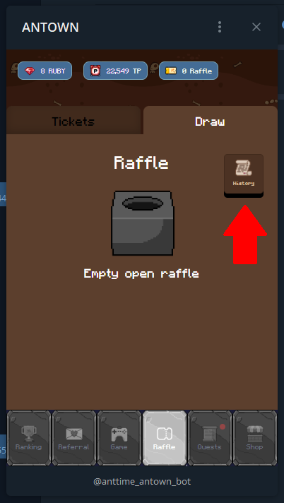 ANTTIME_NET's tweet photo. You can now check the results of the Test Raffle! 🎉

Before the upcoming USDT Raffles, make sure you're familiar with how to participate!

How to check results:
Raffle Tab > Draw Tab > History > # Raffle > Draw

Get ready for the next chance to win! 💰✨

⛏️Go to ANTOWN
https://t.co/1zBM5sUrsN

❓If you have any questions or encounter any issues, please reach out via Discord.
https://t.co/0E5h7KLDVM

✅ Like
✅ Repost or Quote
✅ Tag 3 Friends
✅ With tags: #ANTTIME #ANTOWN #TelegramMiniApp #Raffle #USDT