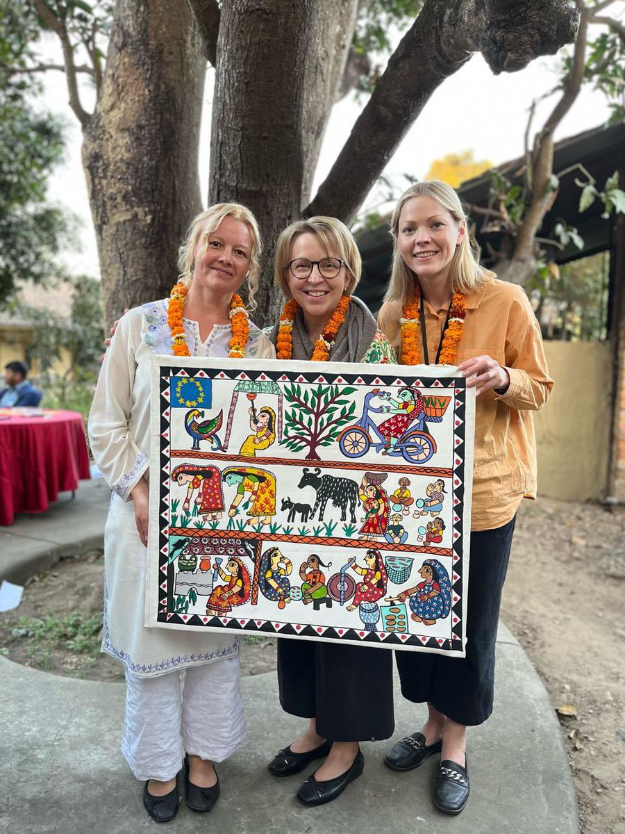 Riina-Riikka Heikka (@heikkarr) on Twitter photo The Finnish Embassy Team kicking off a field visit with our key partners <a href="/EUinNepal/">EU in Nepal</a> and <a href="/unicef_nepal/">UNICEF Nepal</a> ! Jointly promoting girls education in Madhesh province. <a href="/finlandinnepal/">Finland in Nepal</a> #QualityEducation The Finnish Embassy Team kicking off a field visit with our key partners <a href="/EUinNepal/">EU in Nepal</a> and <a href="/unicef_nepal/">UNICEF Nepal</a> ! Jointly promoting girls education in Madhesh province. <a href="/finlandinnepal/">Finland in Nepal</a> #QualityEducation