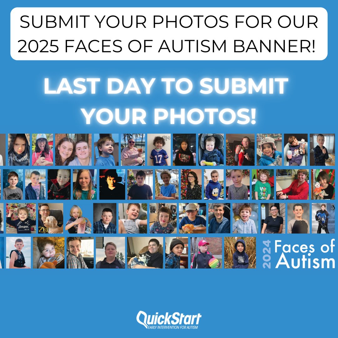 ⏳ Tomorrow is the LAST DAY to submit your or your child’s photos for the 2025 Faces of Autism Banner! 📸

✅ Step 1: Complete the Consent Form 📝 📤 Step 2: Upload your high-resolution photo
👉 autismonthehill.ca/submit-1

#autismonthehill #facesofautism