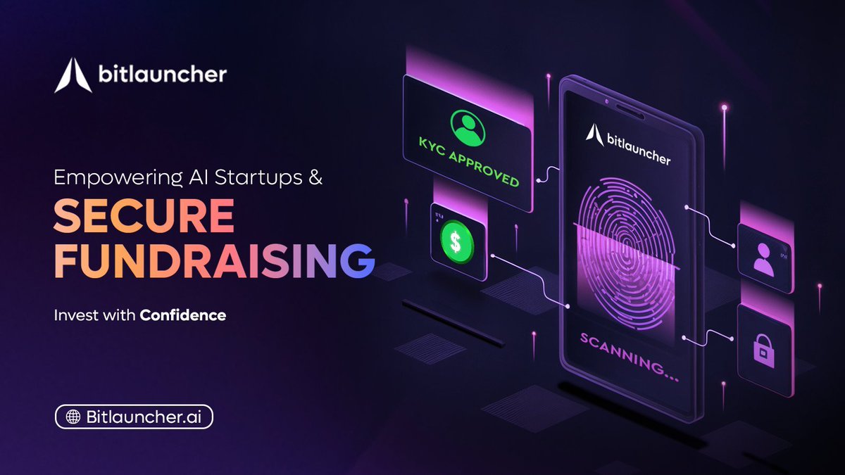 BitLauncherX's tweet image. Security first. 🔒 BitLauncher’s launchpad enforces rigorous KYC/AML policies, ensuring a safe and compliant investment environment. ✅