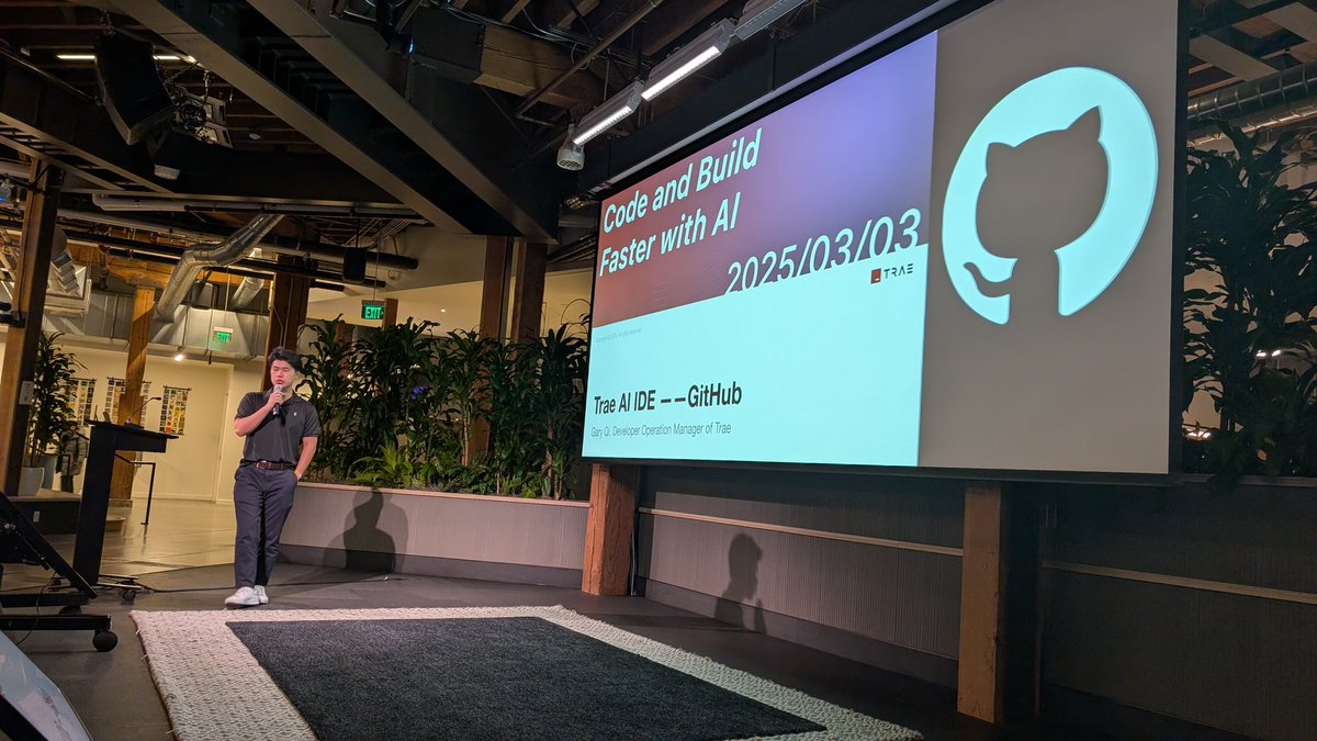 Who isn't coding with AI these days ? Almost nobody .. 
Gary from <a href="/Trae_ai/">Trae</a> at <a href="/aicampai/">AICamp</a>