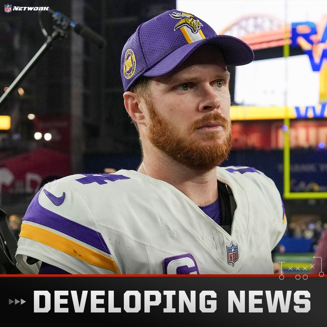 Ian Rapoport (@rapsheet) on Twitter photo The #Vikings are not expected to franchise tag QB Sam Darnold by Tuesday’s deadline, per me and <a href="/TomPelissero/">Tom Pelissero</a>. But all parties are working through options to potentially keep him in Minnesota.
Darnold, who is set to hit free agency, has a situation best described as fluid. The #Vikings are not expected to franchise tag QB Sam Darnold by Tuesday’s deadline, per me and <a href="/TomPelissero/">Tom Pelissero</a>. But all parties are working through options to potentially keep him in Minnesota.
Darnold, who is set to hit free agency, has a situation best described as fluid.