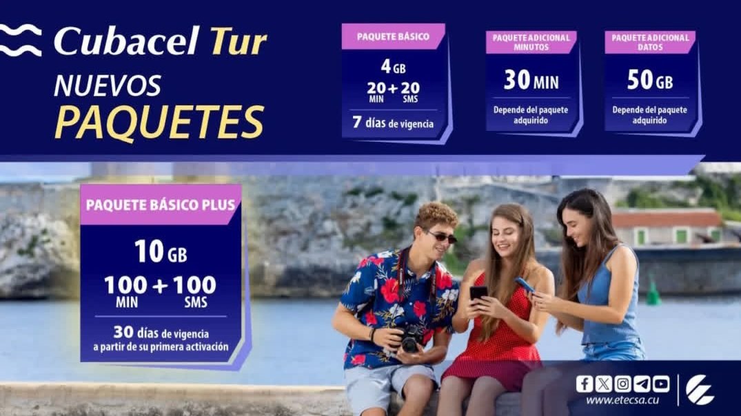 LisetD84's tweet image. 👉#Cubaceltur continúa siendo la mejor opción de comunicación para las personas que visitan nuestros país 🇨🇺
#EtecsaConCuba 💙