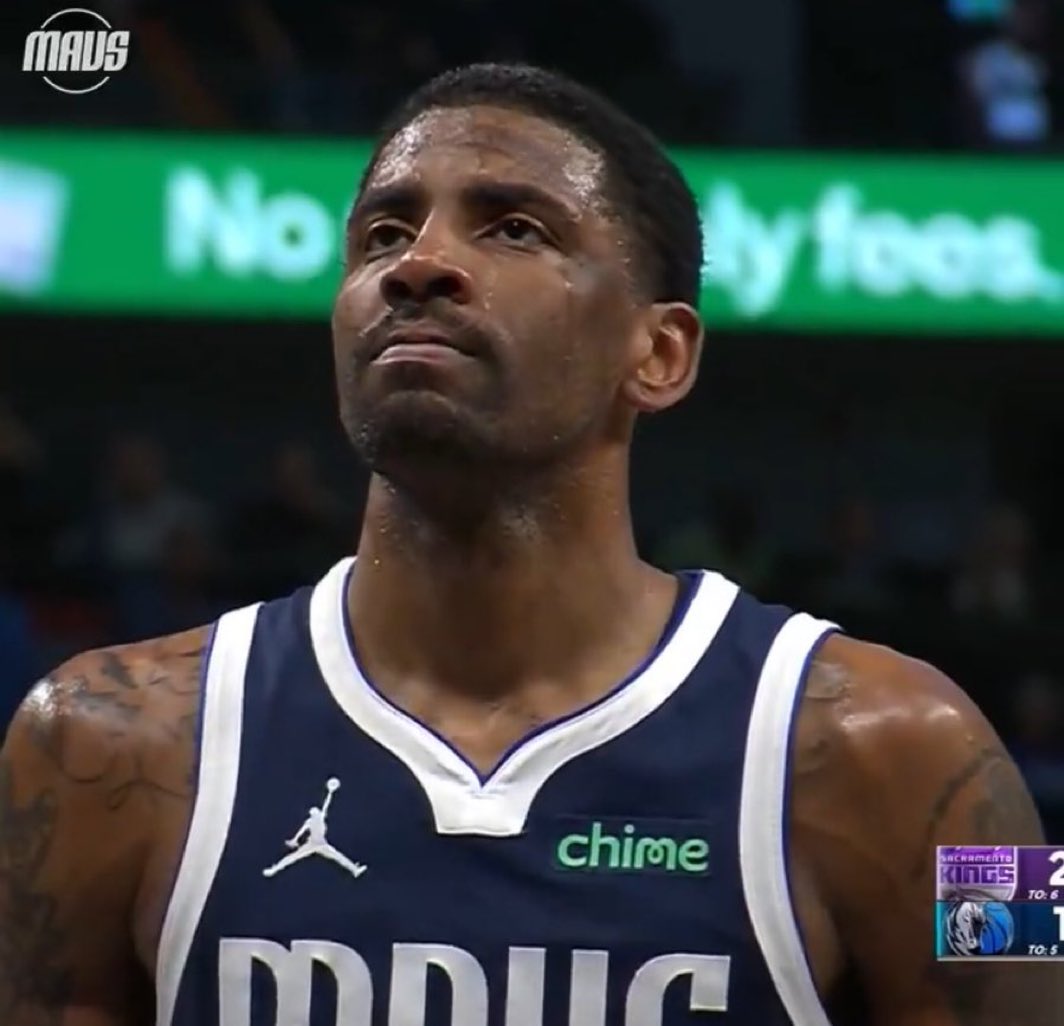 Dawg Kyrie was crying while shooting his free throws after that play he got injured in…. 😭😭😭💔