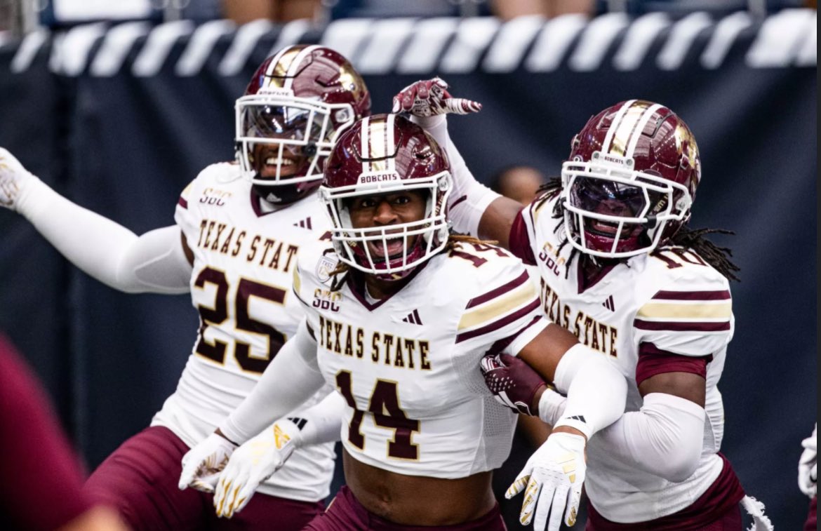 3⭐️ Chance “BOOKA🐾” Collins (@chancec2026) on Twitter photo After a Great conversation with <a href="/CoachDexG4WYW/">Dexter Mccoil Sr.</a> , I am blessed to say that I have received an offer from <a href="/TXSTATEFOOTBALL/">Texas State Football</a> #EatEmUp❕❕
<a href="/TViewWolves/">Timberview "The Pack" Wolves</a> <a href="/TDGSKILLZ/">Coach King</a> <a href="/1coachbutler/">Brandon Butler</a> <a href="/MikeRoach247/">Mike Roach</a> <a href="/samspiegs/">Sam Spiegelman</a> <a href="/MohrRecruiting/">Brian Mohr</a> <a href="/TFloss32/">Todd Glawson</a> After a Great conversation with <a href="/CoachDexG4WYW/">Dexter Mccoil Sr.</a> , I am blessed to say that I have received an offer from <a href="/TXSTATEFOOTBALL/">Texas State Football</a> #EatEmUp❕❕
<a href="/TViewWolves/">Timberview "The Pack" Wolves</a> <a href="/TDGSKILLZ/">Coach King</a> <a href="/1coachbutler/">Brandon Butler</a> <a href="/MikeRoach247/">Mike Roach</a> <a href="/samspiegs/">Sam Spiegelman</a> <a href="/MohrRecruiting/">Brian Mohr</a> <a href="/TFloss32/">Todd Glawson</a>
