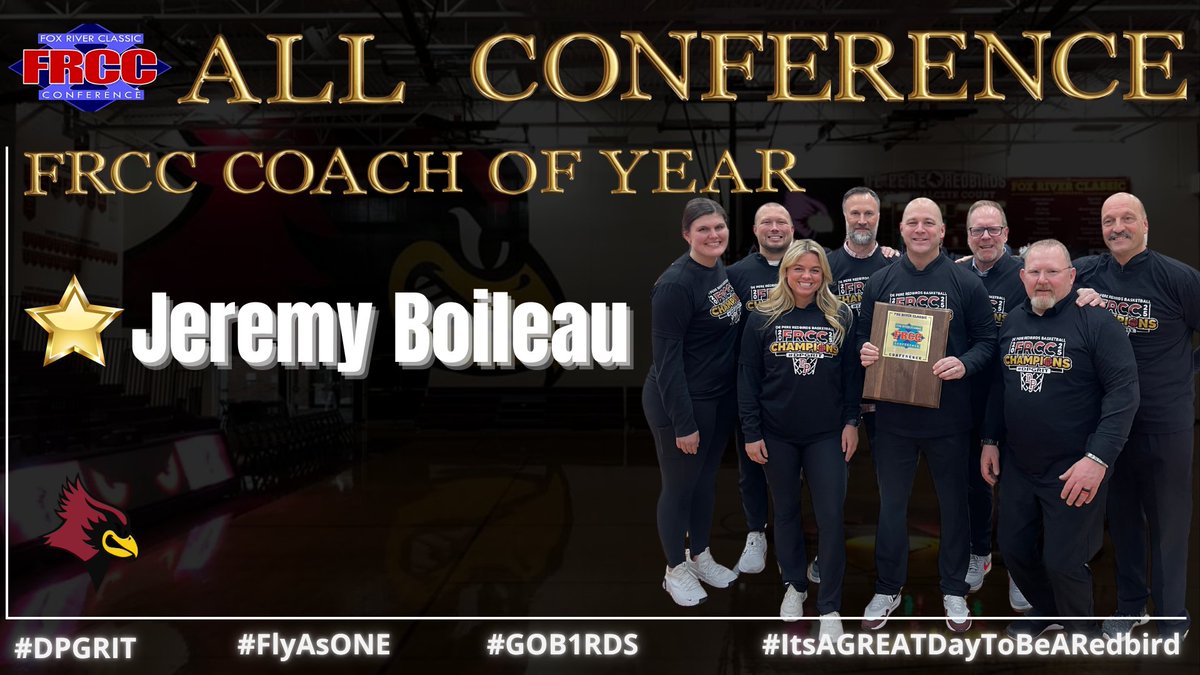 De Pere Girls BBall (@dpgirlsbb) on Twitter photo Congratulations to Coach Jeremy Boileau & Staff
in earning the highly coveted FRCC Coach Of The Year <a href="/frccathletics/">Fox River Classic Conference</a> 👏🙌 #FlyAsONE #DPGRIT #DPWAY #TeamFinance #BeWhereYourFeetAre Congratulations to Coach Jeremy Boileau & Staff
in earning the highly coveted FRCC Coach Of The Year <a href="/frccathletics/">Fox River Classic Conference</a> 👏🙌 #FlyAsONE #DPGRIT #DPWAY #TeamFinance #BeWhereYourFeetAre