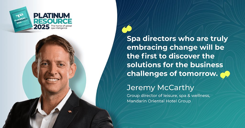 The pace of change in the wellness industry is faster than ever. The leaders of the future are those who can embrace and drive change. issuu.com/europeanspamag…