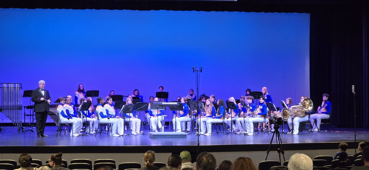 The BHS Symphonic Band scored straight superior ratings at the 2025 Music Performance Assessment!! Congratulations! #raisingthebar