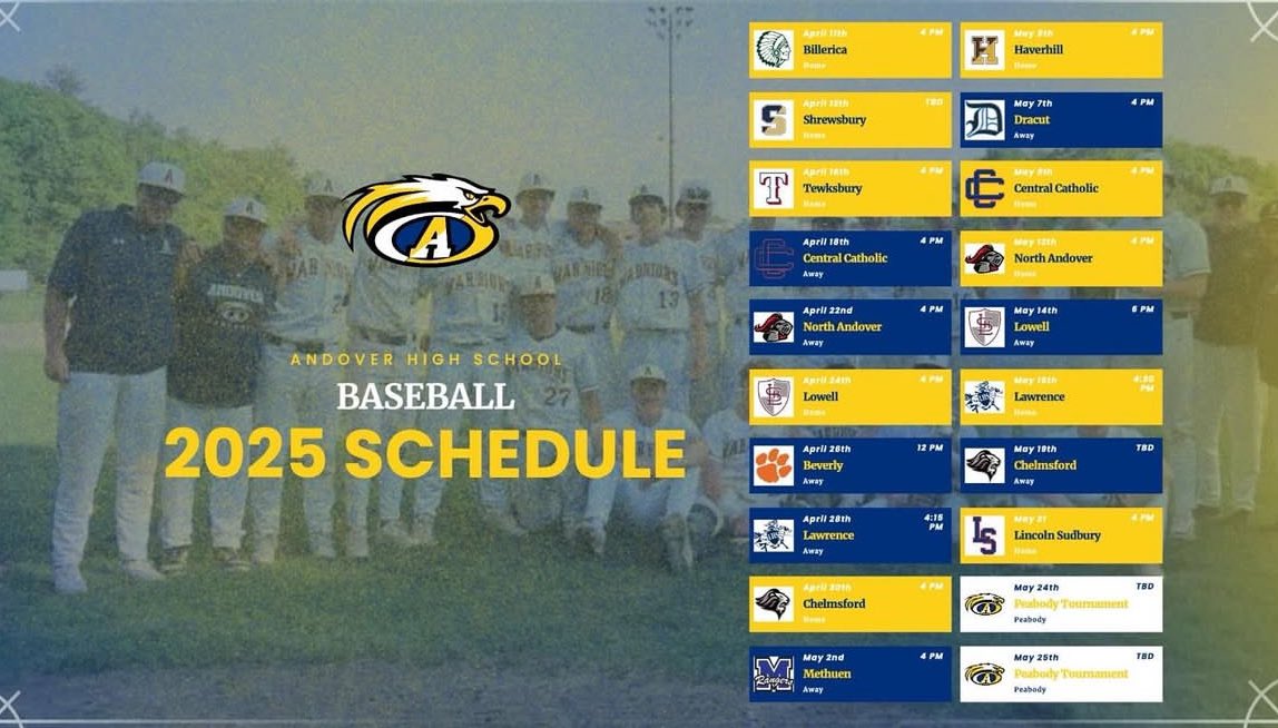 Andover Baseball tweet media