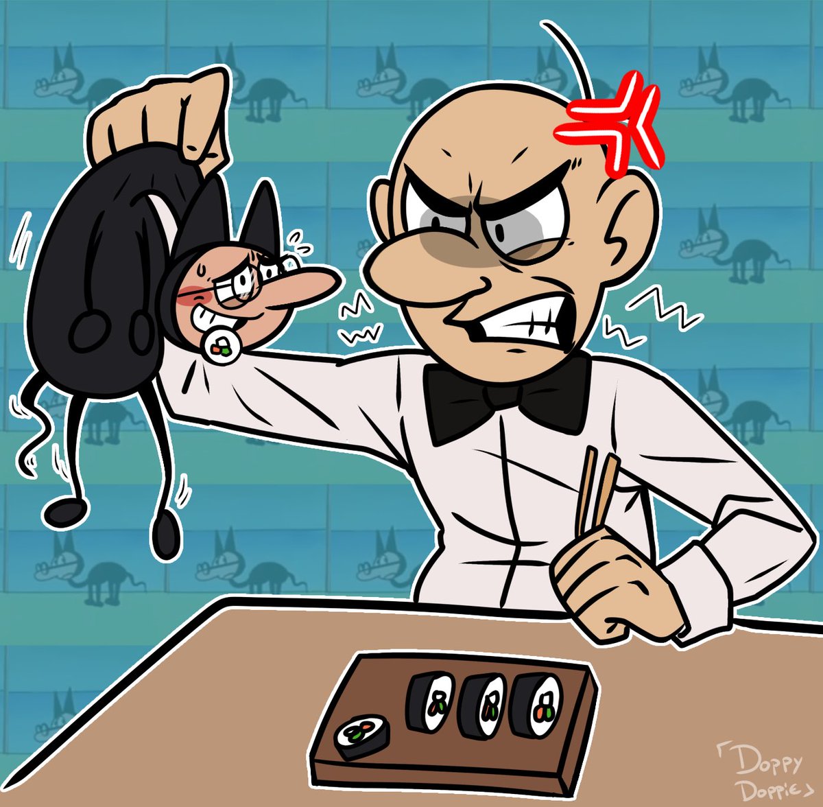 doppy_doppie's tweet image. mortadelito gatito miau miau
#mortadeloyfilemon #mortadelo #filemon #filemonpi #fanart