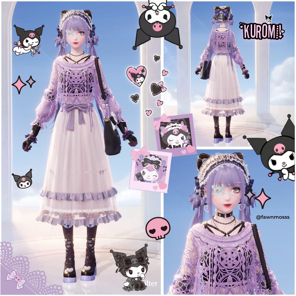 fawnmosss's tweet image. 𝑲𝒖𝒓𝒐𝒎𝒊 ! ♡

｡ ﾟ ꒰ঌ ✦໒꒱ ༘*.ﾟ

#InfinityNikki #InfinityNikkitwt #无限暖暖 #無限暖暖 #인피니티니키 #インフィニティニキ #kuromi #sanrio