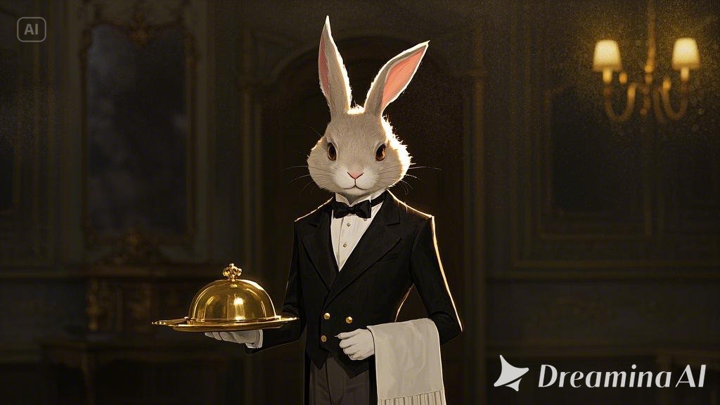 ちがうんです…
リアルなウサギの被り物を指定しただけで、
リアルなウサギを生やせとは言ってないんですよ…

#AIart 
#DreminaAI