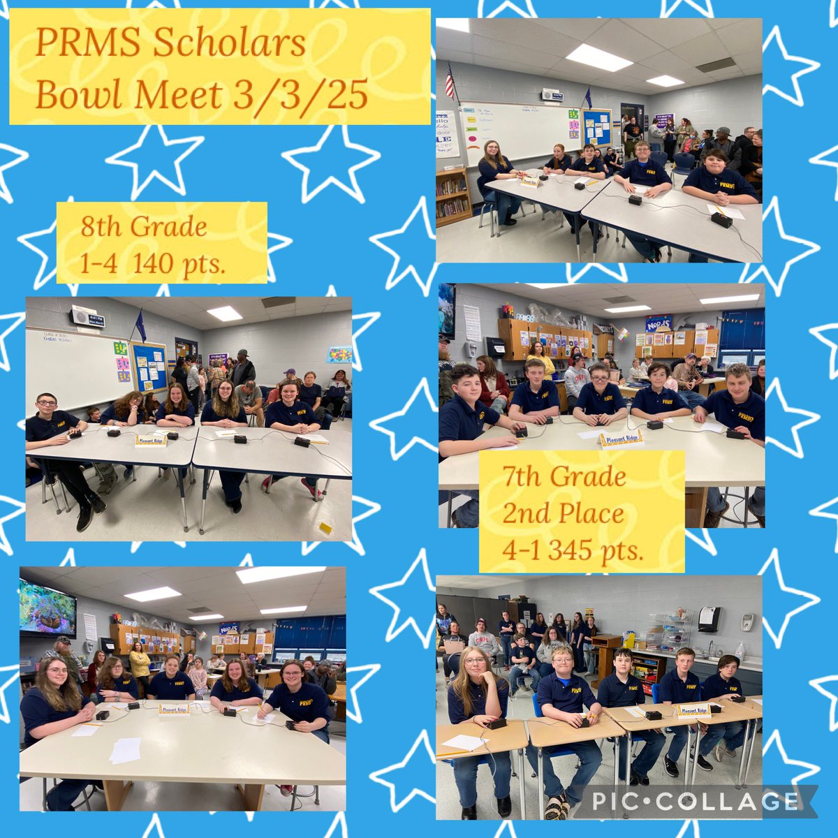 Great start to our middle school Scholars Bowl season! 7th Grade took 2nd at our home meet, scoring 345 points &amp; going 4-1. 8th Grade went 1-4 &amp; scored 140 points. Ram Nation is  PRoud of you! Thanks for all the parent support tonight! <a href="/USD449/">USD #449</a>