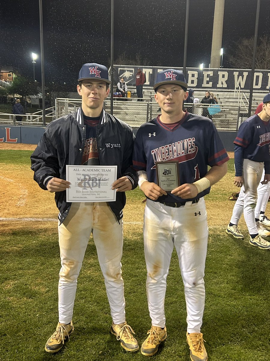 Last game of the RBI this year! Congratulations to Zechariah Haney and Chance Culley on All Tournament Honors! All Academic goes to Logan Freeman and Wyatt Bowen! Thanks for coming to compete <a href="/CamdenHighbsb/">Camden Baseball</a>! Good luck to all programs this year!