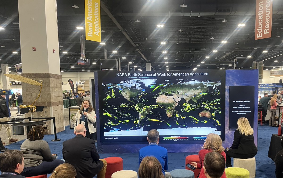 NASA Acres (@acresprogram) on Twitter photo Another fantastic day at <a href="/ComClassic/">Commodity Classic</a> engaging with farmers, commodity associations, and agricultural leaders on how satellites are transforming #ag! And we're just getting started - visit us tomorrow at Booth #839 to learn more! 🌾🚀 #CommodityClassic #CC25 Another fantastic day at <a href="/ComClassic/">Commodity Classic</a> engaging with farmers, commodity associations, and agricultural leaders on how satellites are transforming #ag! And we're just getting started - visit us tomorrow at Booth #839 to learn more! 🌾🚀 #CommodityClassic #CC25