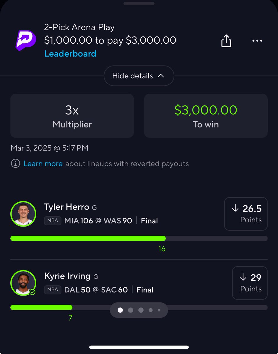 GREAT DAY TO BE ME #GamblingTwitter #PrizePicks