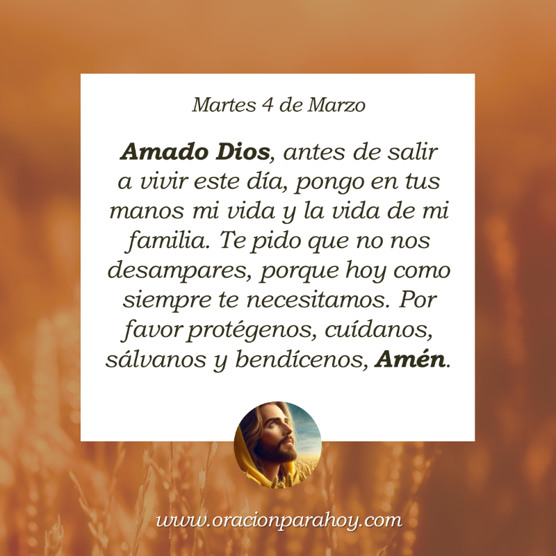 OracionParaHoy's tweet photo. Oración para hoy 4 de marzo: https://t.co/y5nb701cLt